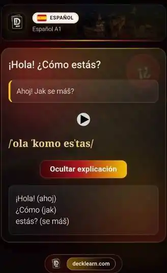 Španělská karta CZ — vysvětlení