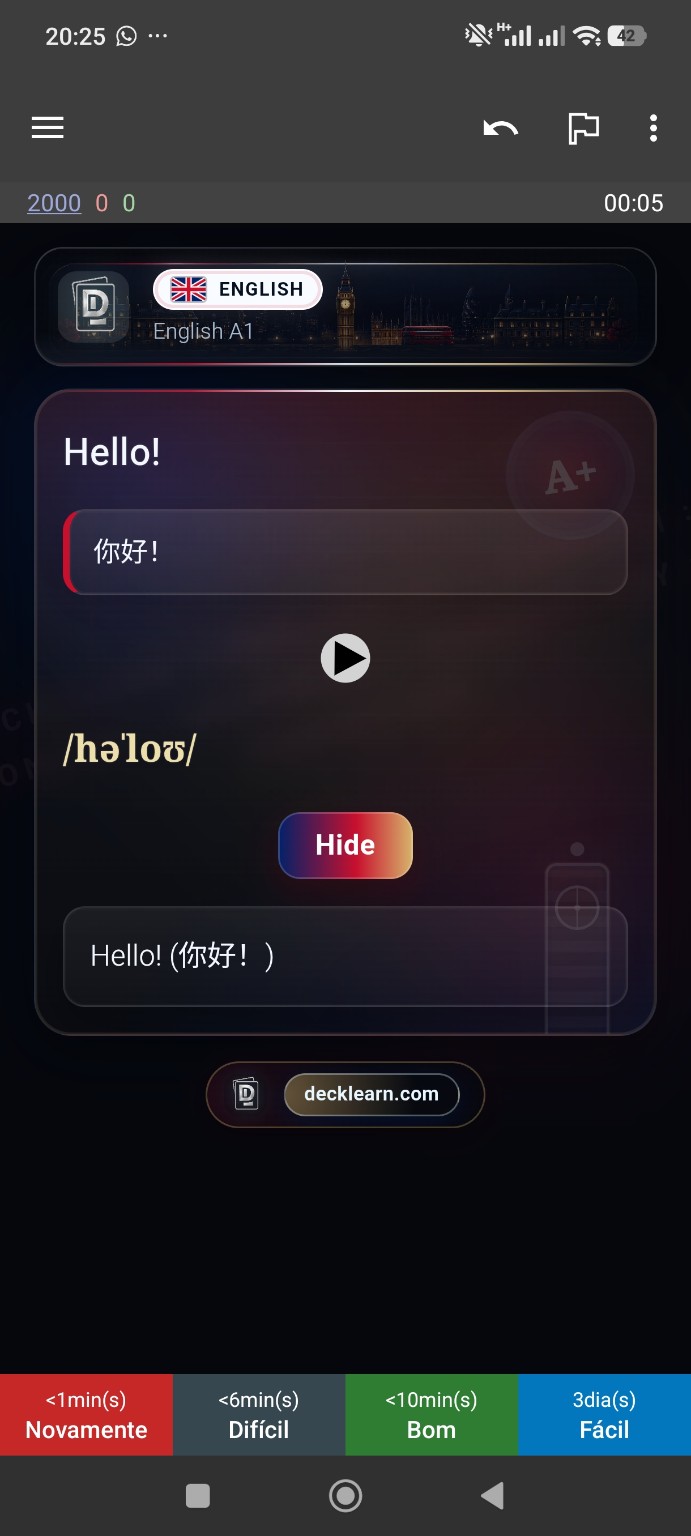 英語真實卡片：展開解釋