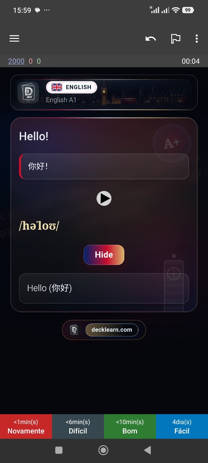 英语卡片中文解释