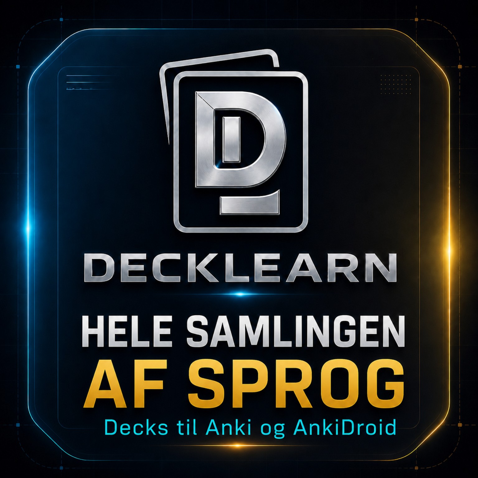 DeckLearn — hele samlingen af sprog til Anki og AnkiDroid